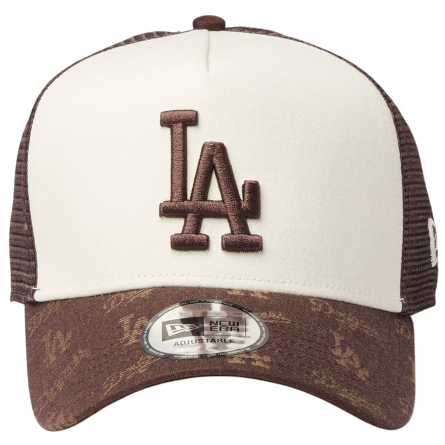 ニューエラ ロサンゼルスドジャース 9forty A-FRAME ブラウンカラー ニューエラ キャップ 帽子 NEW ERA CAP 9FORTY A-Frame トラッカー MLB