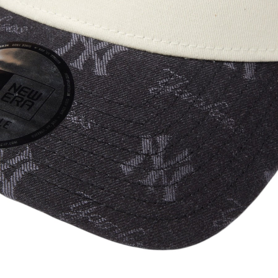 ニューエラ キャップ 帽子 NEW ERA CAP 9FORTY A-Frame トラッカー MLB Jacquard ジャカード ニューヨーク ヤンキース ブラック 14744896 バイザー