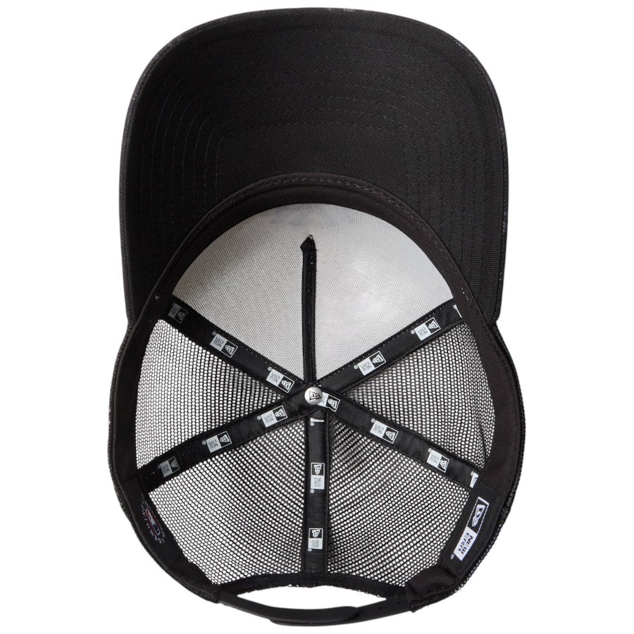 ニューエラ キャップ 帽子 NEW ERA CAP 9FORTY A-Frame トラッカー MLB Jacquard ジャカード ニューヨーク ヤンキース ブラック 14744896 アンダーバイザー
