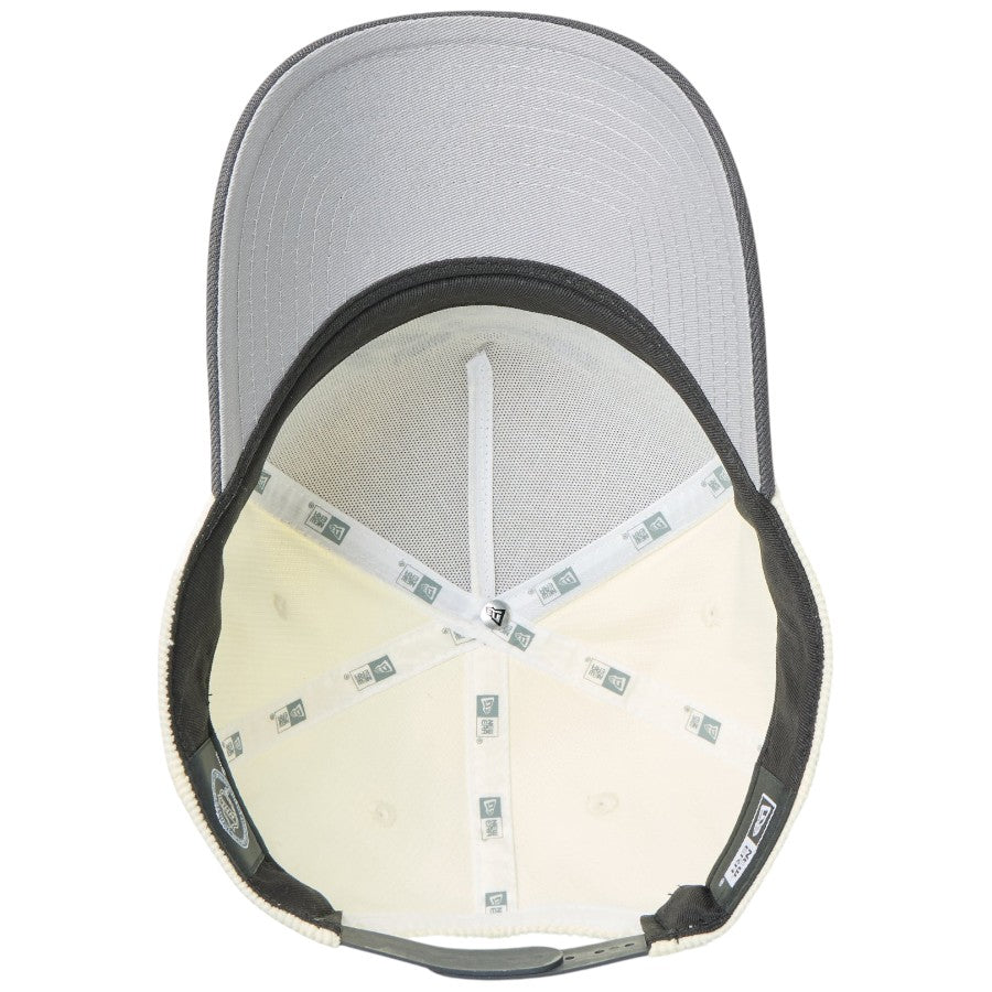 ニューエラ キャップ メッシュキャップ NEW ERA CAP 9FORTY A-Frame Summer Corduroy サマーコーデュロイ ロサンゼルス キングス クロームホワイト/グラファイト 14744955 グレーアンダーバイザー