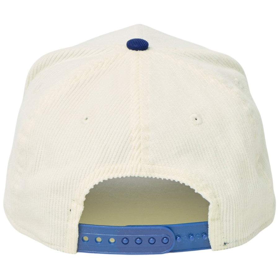 ニューエラ キャップ メッシュキャップ NEW ERA CAP 9FORTY A-Frame Summer Corduroy サマーコーデュロイ ロサンゼルス ドジャース クロームホワイト/ダークロイヤル 14744959 背面
