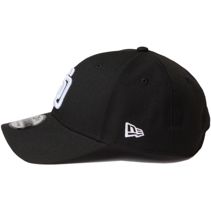 ニューエラ キャップ 帽子 NEW ERA CAP 9FORTY MLB サンディエゴ パドレス ブラック ホワイト 14942631 左サイド