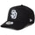 ニューエラ キャップ 帽子 NEW ERA CAP 9FORTY A-Frame MLB サンディエゴ パドレス ブラック/ホワイト 14942647 右斜め前