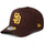 ニューエラ キャップ 帽子 NEW ERA CAP 9FORTY A-Frame MLB サンディエゴ パドレス バーントウッド/マニラ 14942646 右斜め前