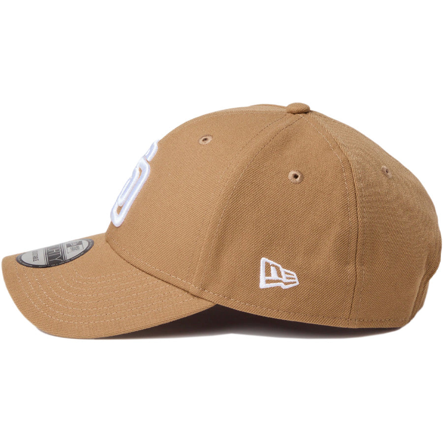 ニューエラ キャップ 帽子 NEW ERA CAP 9FORTY MLB サンディエゴ パドレス カーキ ホワイト 14942630 左サイド
