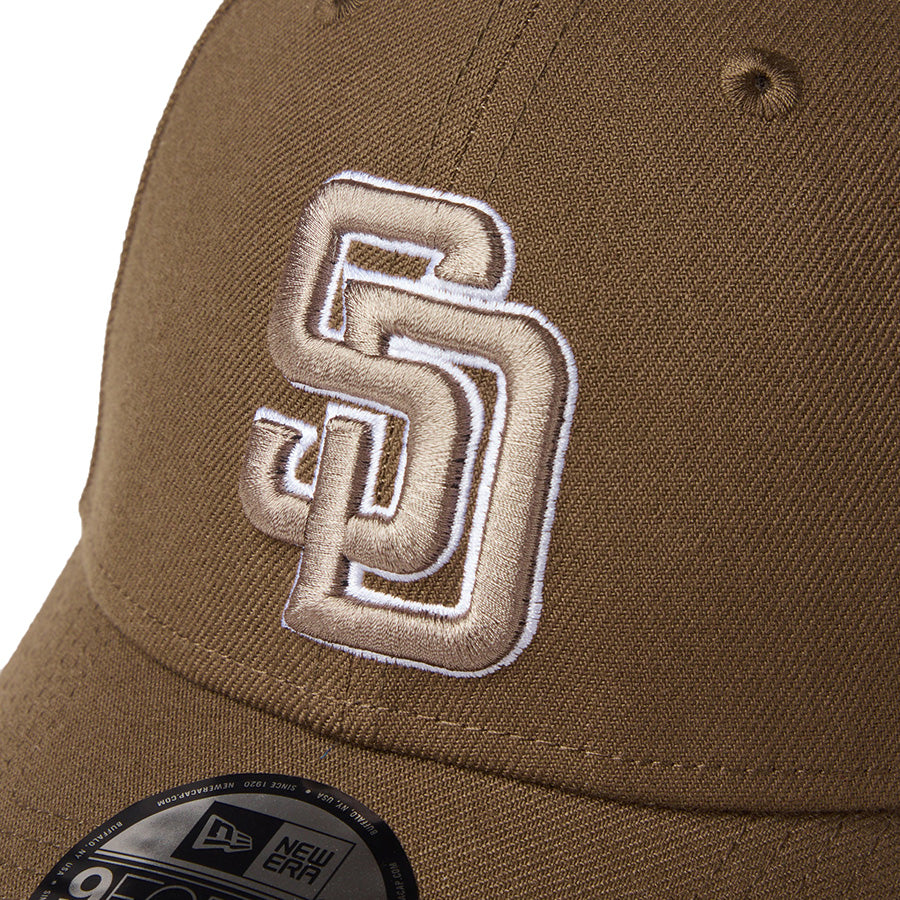 ニューエラ キャップ 帽子 NEW ERA CAP 9FORTY MLB サンディエゴ パドレス モス マーズグリーン ホワイト 14942629 フロントロゴ