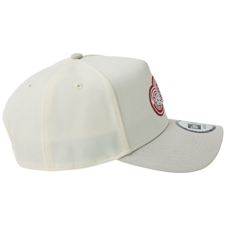 ニューエラ キャップ 帽子 NEW ERA CAP 9FORTY A-Frame NHL デトロイト レッドウィングス クロームホワイト/ストーン 14744965 右サイド