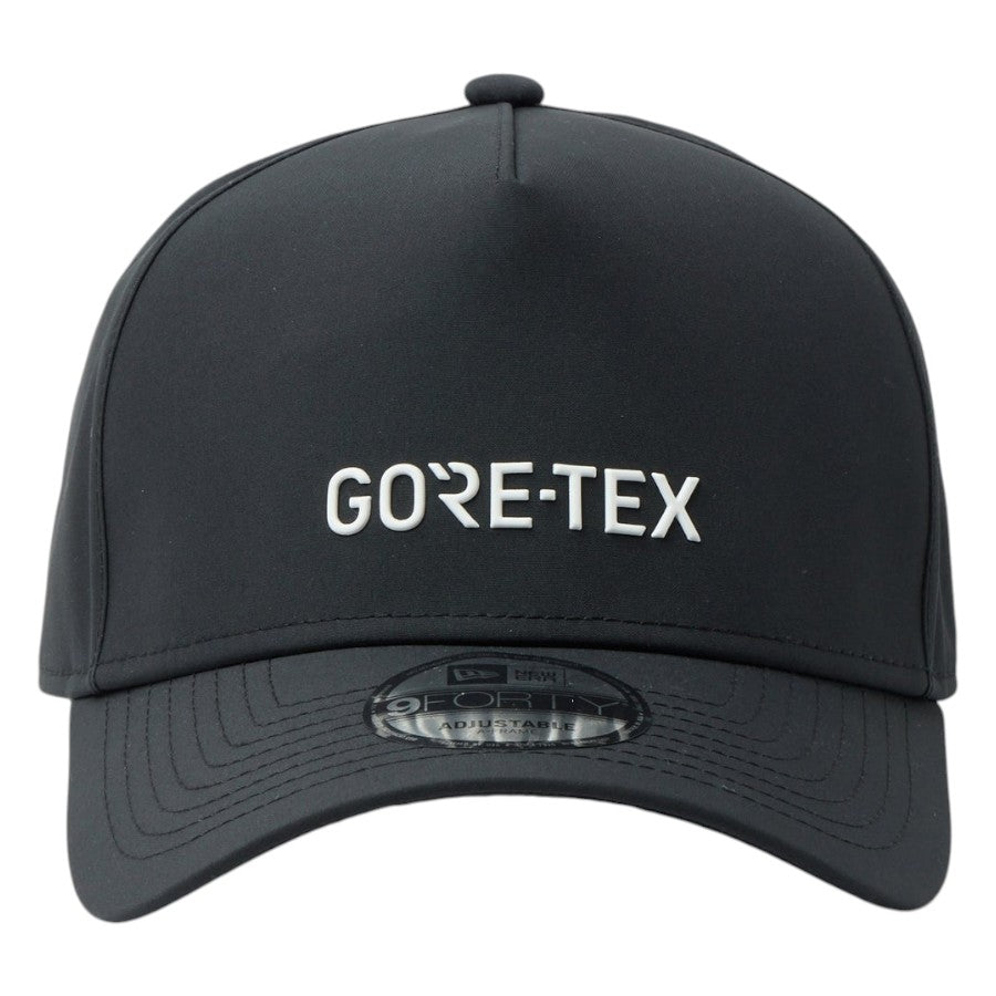 ニューエラ キャップ 帽子 NEW ERA CAP 9FORTY A-Frame GORE-TEX ゴアテックス 2L ブラック 14774368｜アウトドア 正面