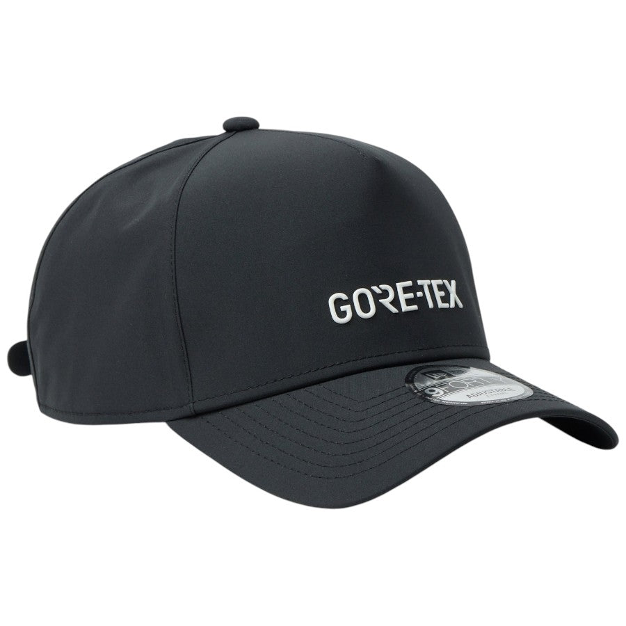 ニューエラ キャップ 帽子 NEW ERA CAP 9FORTY A-Frame GORE-TEX ゴアテックス 2L ブラック 14774368｜アウトドア 左斜め前