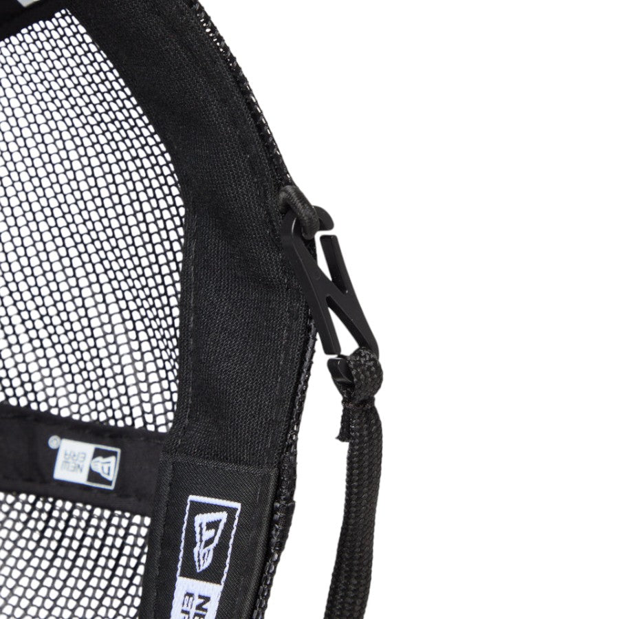 ニューエラ キャップ 帽子 NEW ERA CAP 9FORTY A-Frame トラッカー ショートバイザー Utility Collection Tech Surf ブラック 14774369｜アウトドア ストラップ