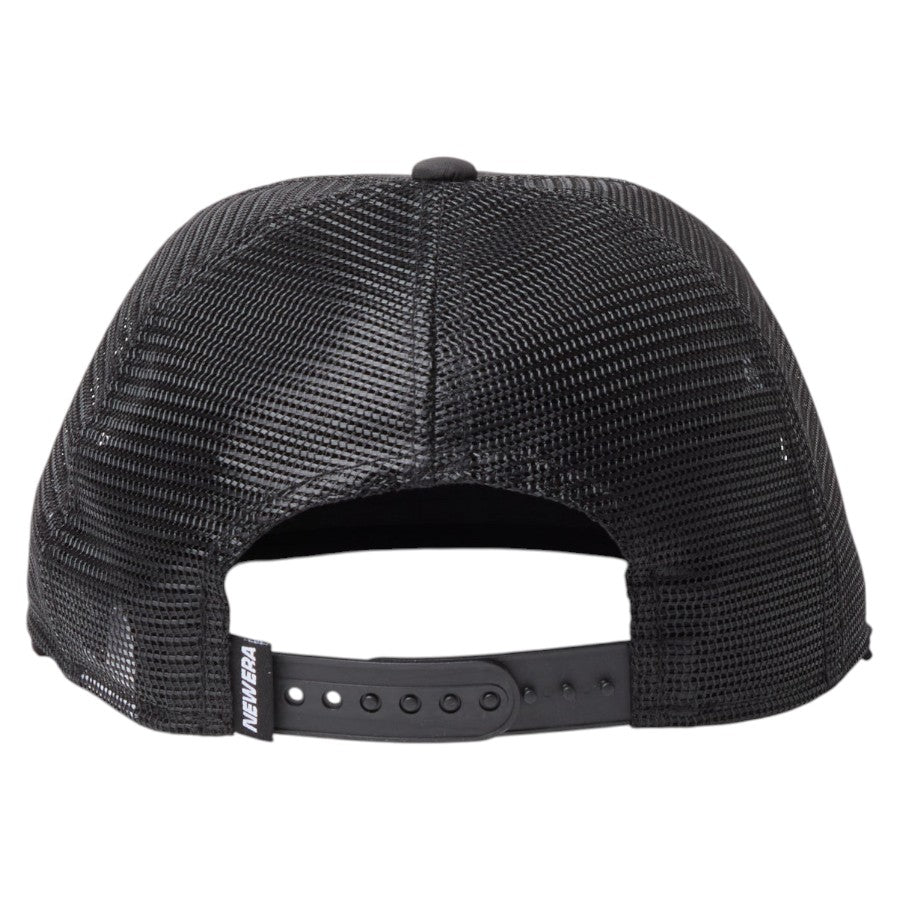 ニューエラ キャップ 帽子 NEW ERA CAP 9FORTY A-Frame トラッカー ショートバイザー Utility Collection Tech Surf ブラック 14774369｜アウトドア 背面