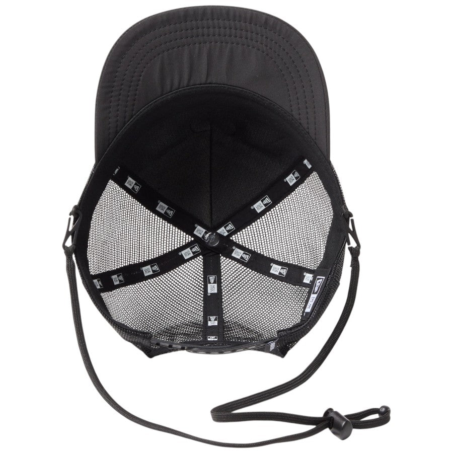 ニューエラ キャップ 帽子 NEW ERA CAP 9FORTY A-Frame トラッカー ショートバイザー Utility Collection Tech Surf ブラック 14774369｜アウトドア アンダーバイザー