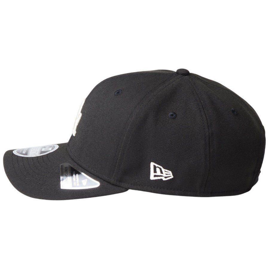 ニューエラ キャップ 帽子 NEW ERA CAP 9SEVENTY MLB ストレッチスナップ ロサンゼルス ドジャース ブラック 14744806 左サイド