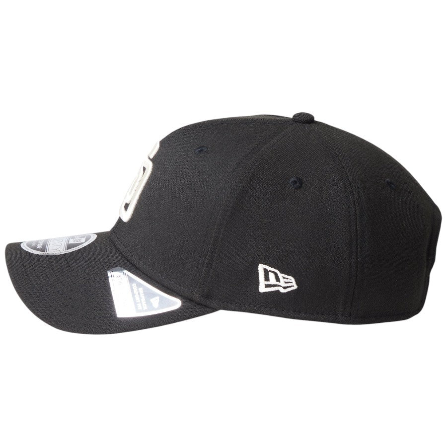 ニューエラ キャップ 帽子 NEW ERA CAP 9SEVENTY MLB ストレッチスナップ サンディエゴ パドレス ブラック 14744804 左サイド