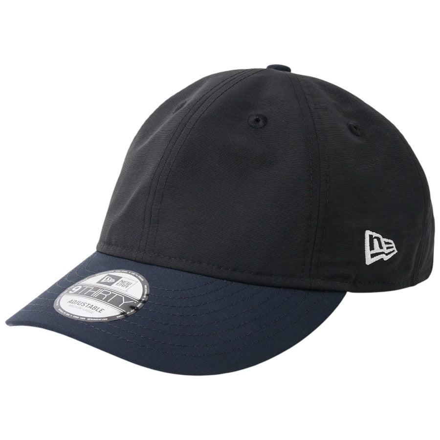 ニューエラ キャップ 帽子 NEW ERA CAP 9THIRTY Grosgrain グログラン生地 ベーシック ブラック/ネイビー 14744988 右斜め前