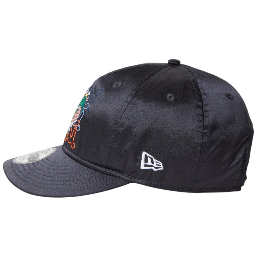 ニューエラ キャップ NEW ERA CAP 9THIRTY kansai yamamoto 山本寛斎 龍 サテン ネイビー 14858856 左サイド