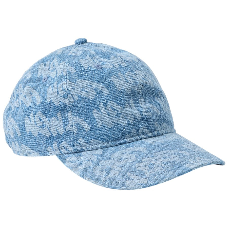 ニューエラ キャップ 帽子 NEW ERA CAP 9THIRTY Laser Burn Out レーザー加工 denim ウォッシュドデニム 14744985 左斜め前