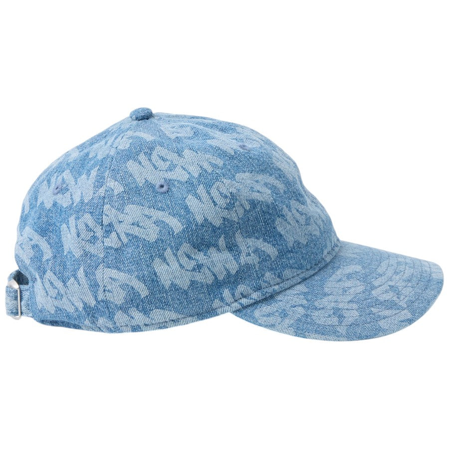 ニューエラ キャップ 帽子 NEW ERA CAP 9THIRTY Laser Burn Out レーザー加工 denim ウォッシュドデニム 14744985 右サイド