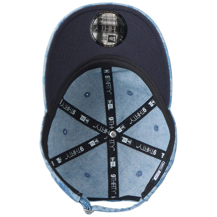 ニューエラ キャップ 帽子 NEW ERA CAP 9THIRTY Laser Burn Out レーザー加工 denim ウォッシュドデニム 14744985 アンダーバイザー