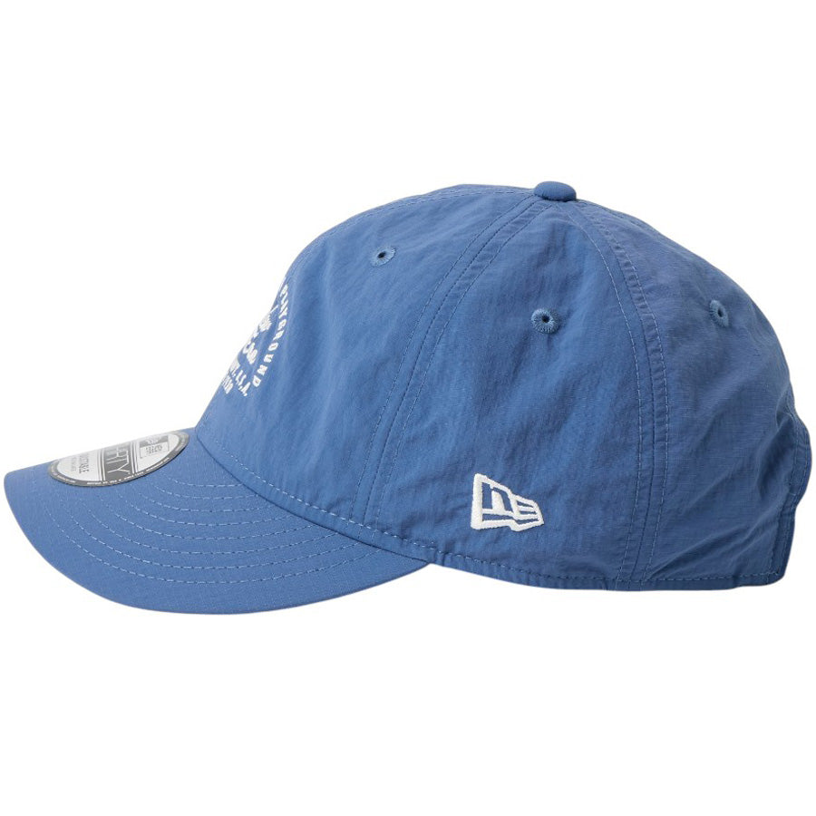 ニューエラ キャップ 帽子 NEW ERA CAP 9THIRTY Recycle Rip Stop リサイクル リップストップ アーチロゴ ラストブルー 14774414｜アウトドア 左サイド