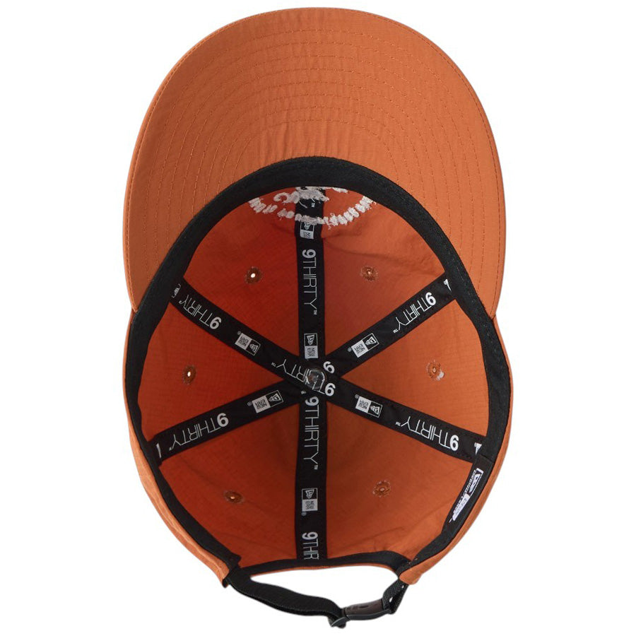 ニューエラ キャップ 帽子 NEW ERA CAP 9THIRTY Recycle Rip Stop リサイクル リップストップ アーチロゴ ラストオレンジ 14774413｜アウトドア アンダーバイザー