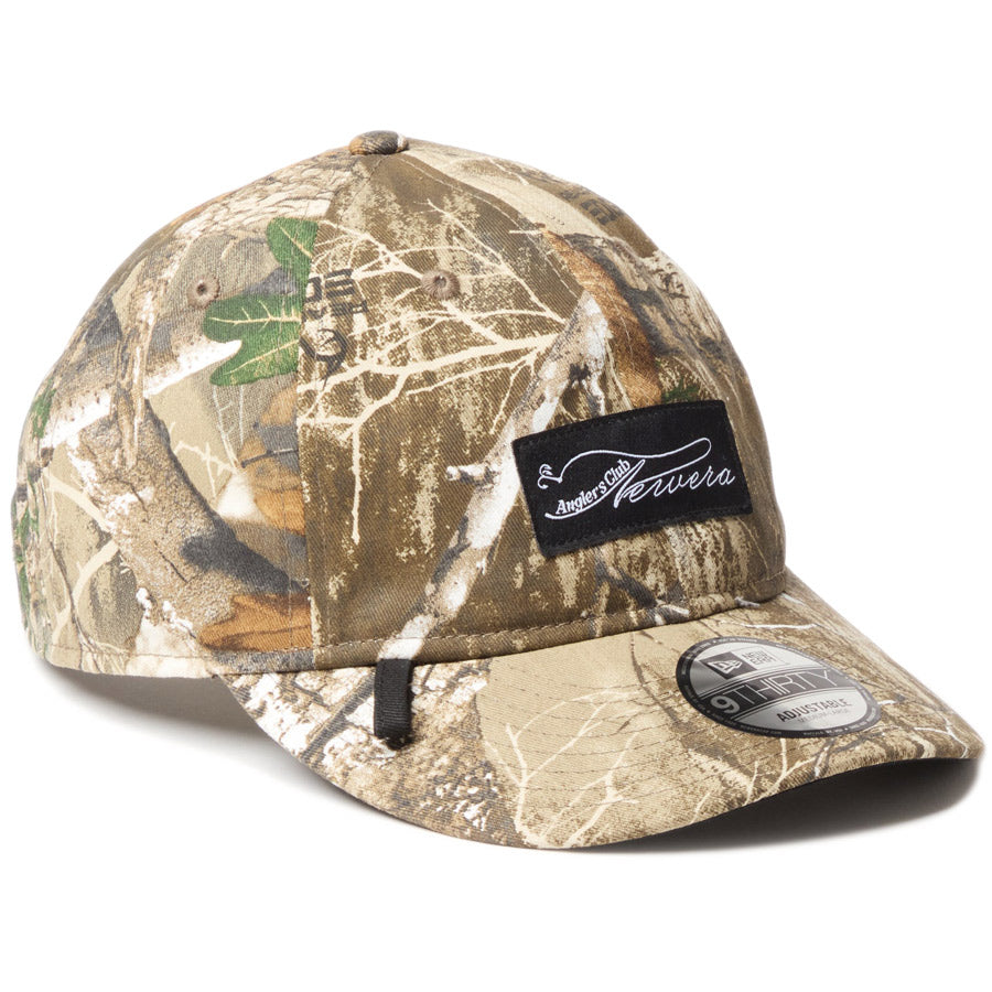 ニューエラ キャップ NEW ERA 9THIRTY ループ Angler's Club 釣り FISHING リアルツリーカモ 14774416 | アウトドア 左斜め