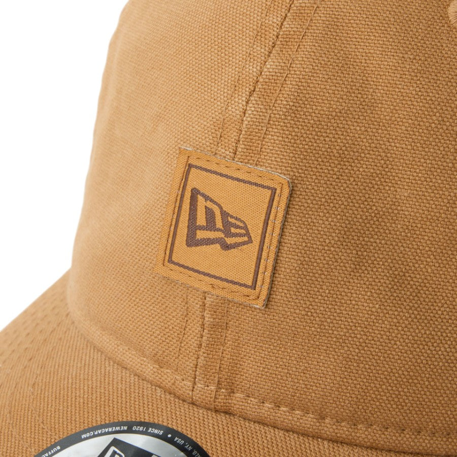ニューエラ キャップ 帽子 NEW ERA CAP 9THIRTY フラッグロゴ ウーブンパッチ Washed Duck ダック ライトブロンズ 14745099 フロントパッチ