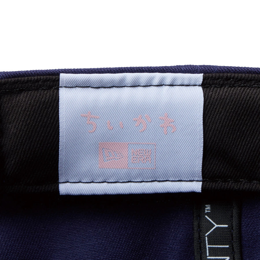 ニューエラ キャップ NEW ERA 9TWENTY ちいかわ / ボックスロゴ ハチワレ ライトネイビー 14864517 インナーロゴ