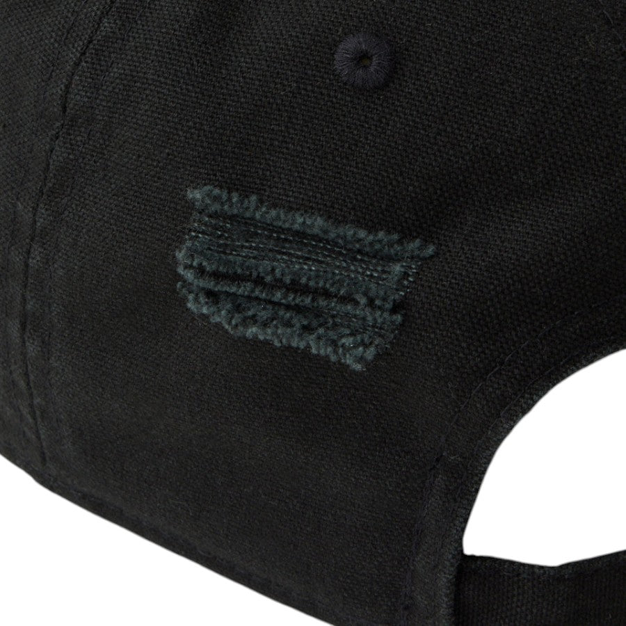 ニューエラ キャップ 帽子 NEW ERA CAP 9TWENTY MLB Visor Logo バイザーロゴ ダメージ ロサンゼルス ドジャース ブラック 14745079 リア