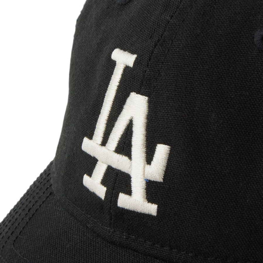 ニューエラ キャップ 帽子 NEW ERA CAP 9TWENTY MLB Visor Logo バイザーロゴ ダメージ ロサンゼルス ドジャース ブラック 14745079 フロントロゴ
