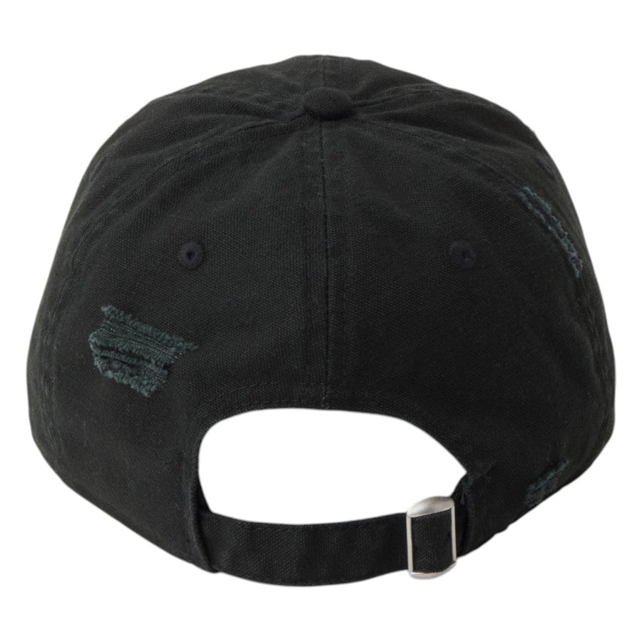 ニューエラ キャップ 帽子 NEW ERA CAP 9TWENTY MLB Visor Logo バイザーロゴ ダメージ ロサンゼルス ドジャース ブラック 14745079 背面