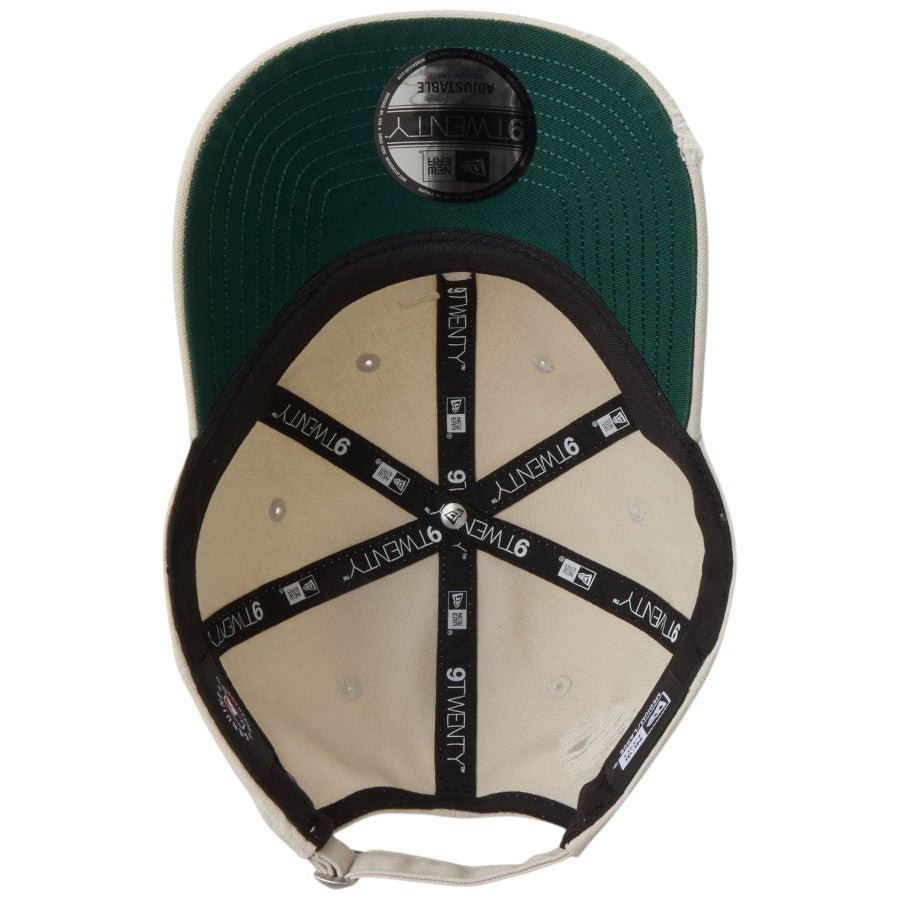 ニューエラ キャップ 帽子 NEW ERA CAP 9TWENTY MLB Visor Logo バイザーロゴ ダメージ ロサンゼルス ドジャース ストーン 14745078 グリーンアンダーバイザー