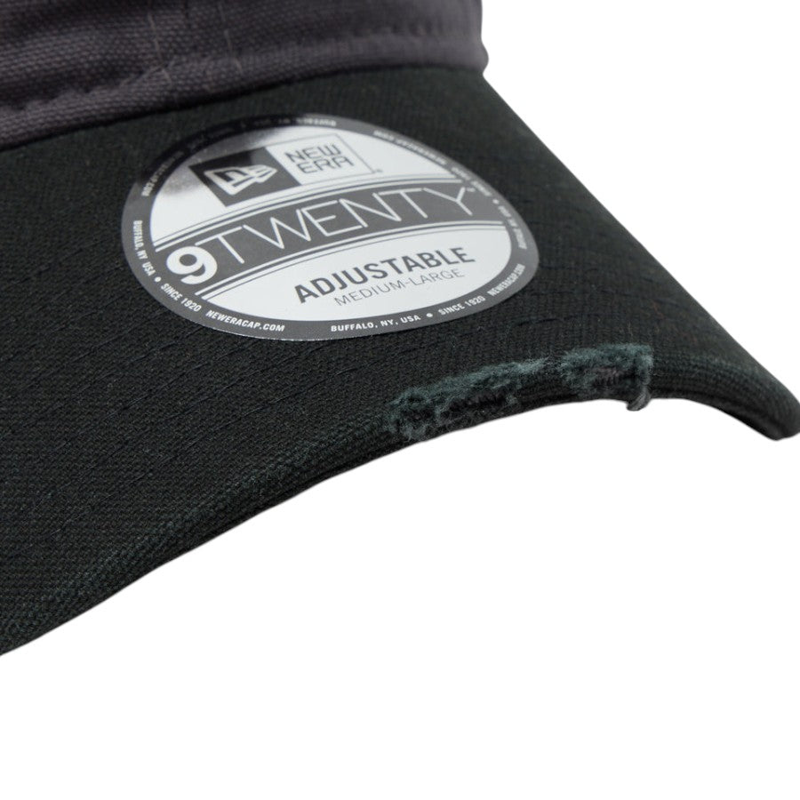 ニューエラ キャップ 帽子 NEW ERA CAP 9TWENTY ロサンゼルス ドジャース クーパーズタウン Damaged Duck Canvas ダメージ ダックキャンバス グラファイト ブラック 14745076 バイザー
