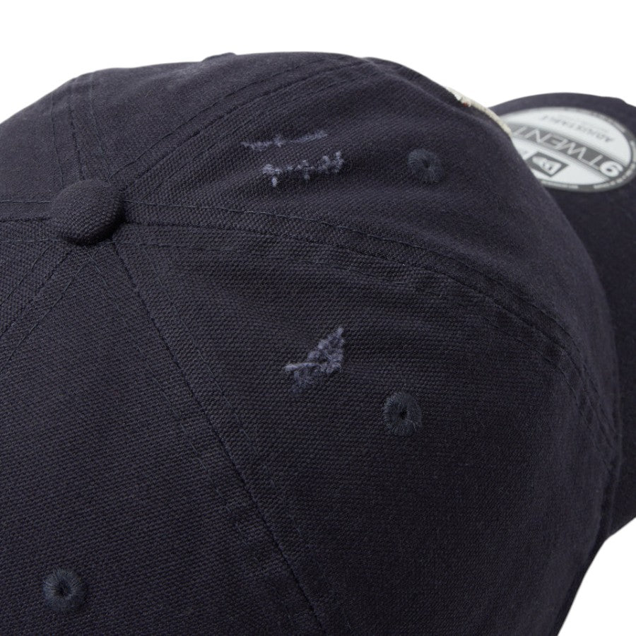 ニューエラ キャップ 帽子 NEW ERA CAP 9TWENTY ミネソタ ツインズ クーパーズタウン Damaged Duck Canvas ダメージ ダックキャンバス ネイビー 14745073 ダメージ加工