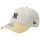 ニューエラ キャップ 帽子 NEW ERA CAP 9TWENTY ニューヨーク ヤンキース クーパーズタウン Damaged Duck Canvas ダメージ ダックキャンバス ストーン ベガスゴールド 14745042 右斜め前