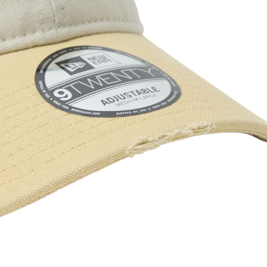 ニューエラ キャップ 帽子 NEW ERA CAP 9TWENTY ニューヨーク ヤンキース クーパーズタウン Damaged Duck Canvas ダメージ ダックキャンバス ストーン ベガスゴールド 14745042 バイザー