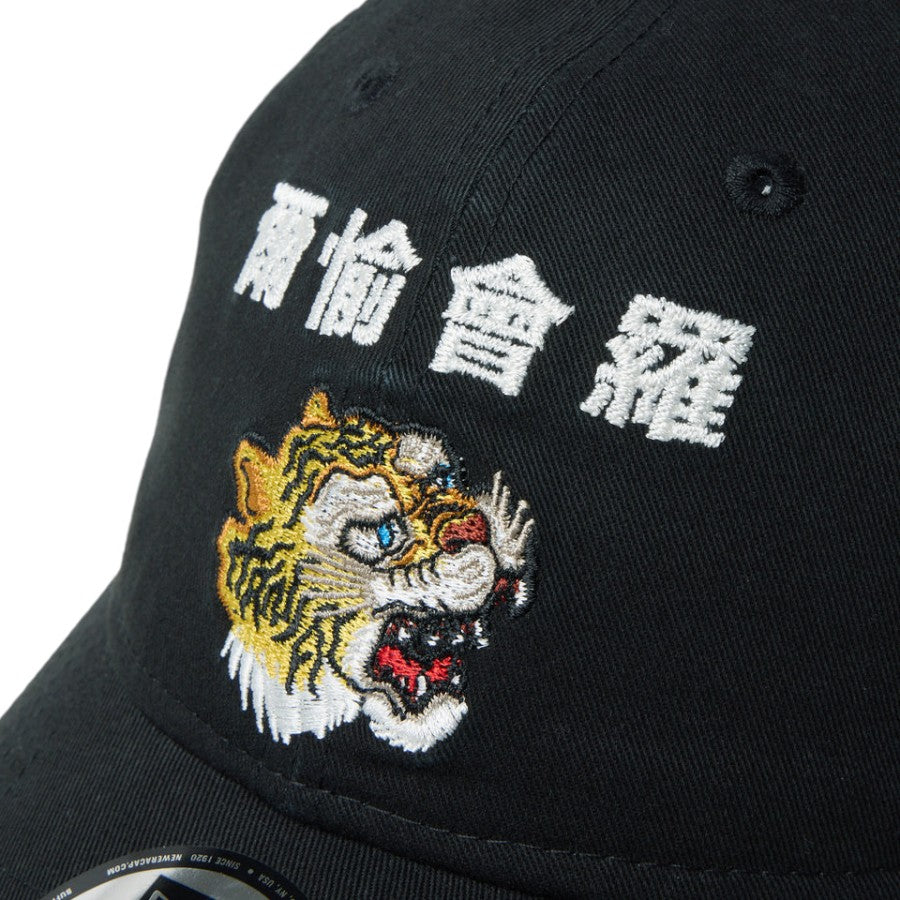 ニューエラ キャップ NEW ERA CAP 9TWENTY kansai yamamoto 山本寛斎 デザイナー 虎 爾愉會羅 ブラック 14858858 フロントロゴ 