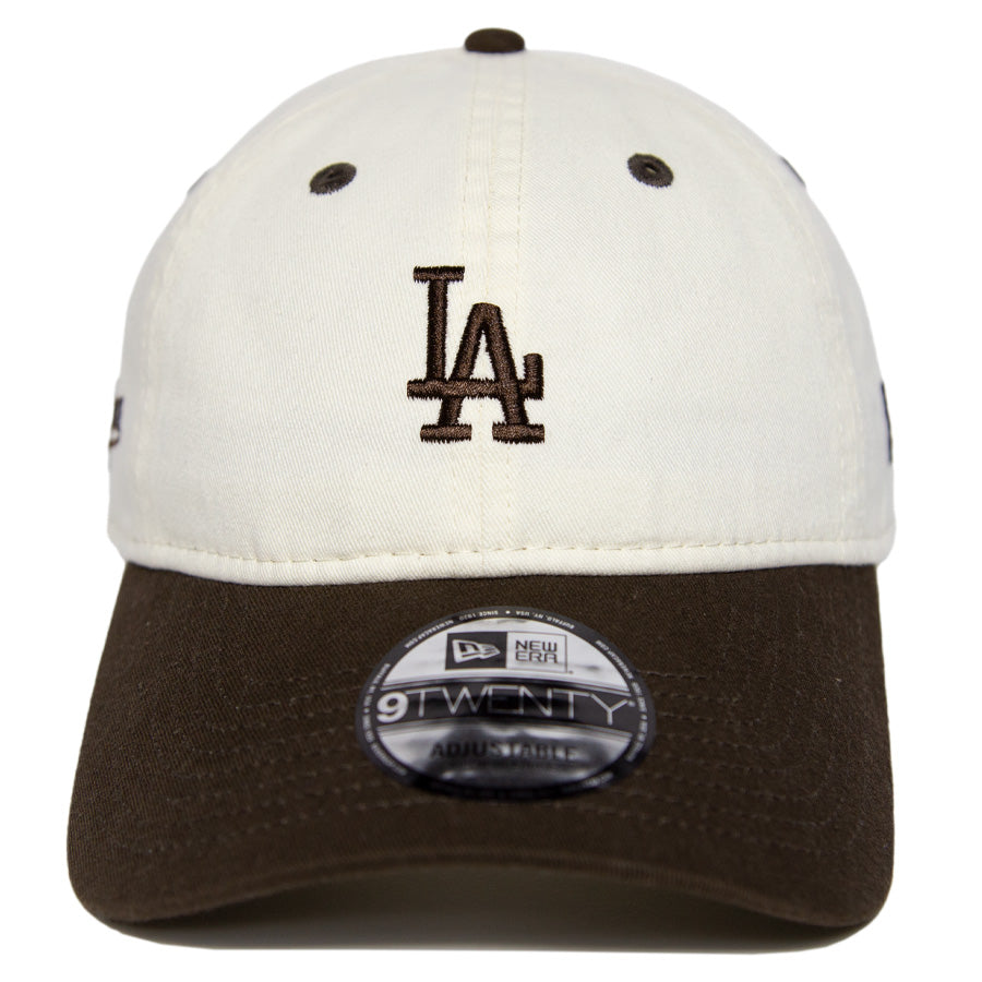 ニューエラ キャップ 帽子 NEW ERA CAP CUSTOM カスタム KINGS 別注 9TWENTY ロサンゼルス ドジャース クローム ウォルナット 15176920 正面