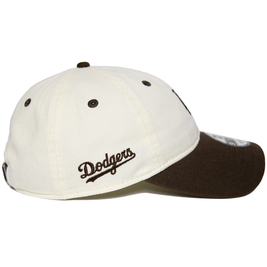 ニューエラ キャップ 帽子 NEW ERA CAP CUSTOM カスタム KINGS 別注 9TWENTY ロサンゼルス ドジャース クローム ウォルナット 15176920 右サイド
