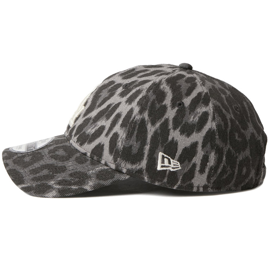 ニューエラ キャップ NEW ERA 9TWENTY レオパード Leopard ロサンゼルス ドジャース ブラック アイボリー 14745088 左サイド