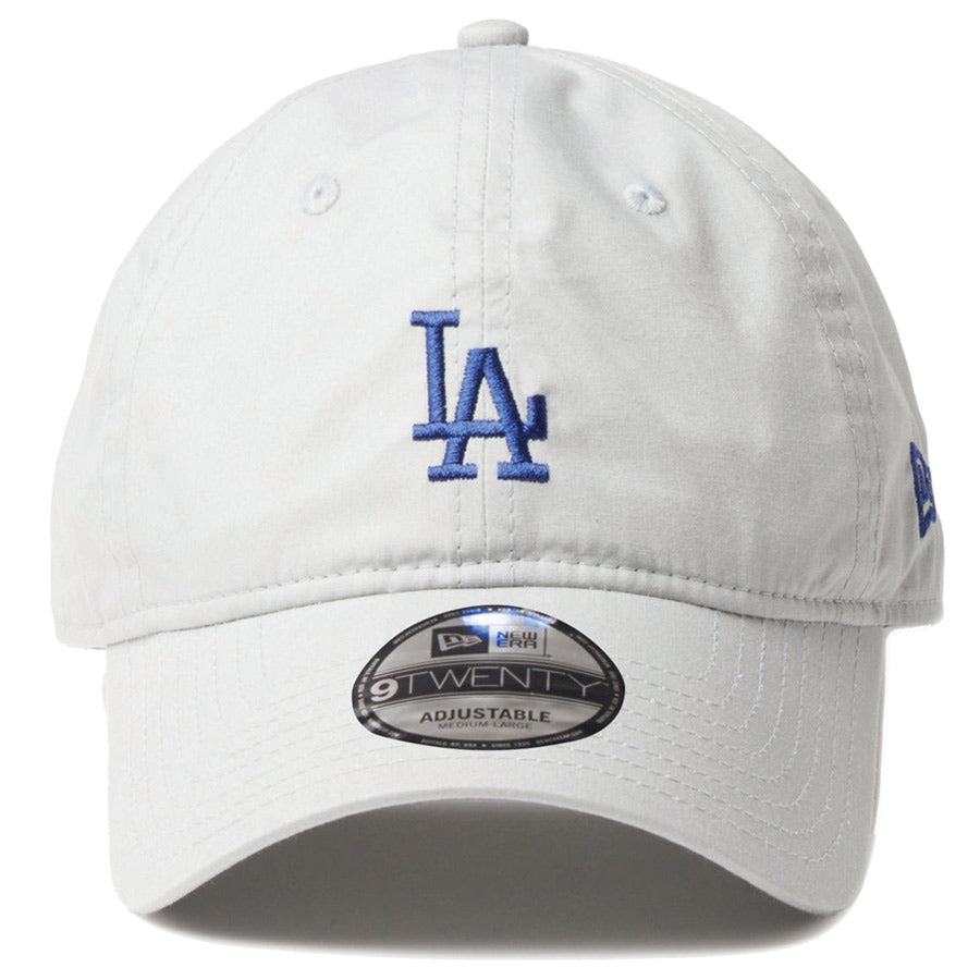 ニューエラ キャップ NEW ERA CAP MLB 9TWENTY Typewriter コットンタイプライター ロサンゼルス ドジャース グレー 14745080 正面