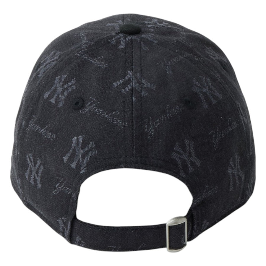 ニューエラ キャップ 帽子 NEW ERA CAP 9TWENTY MLB Jacquard ジャカード ニューヨーク ヤンキース ブラック 14745053 親子 コーデ  背面