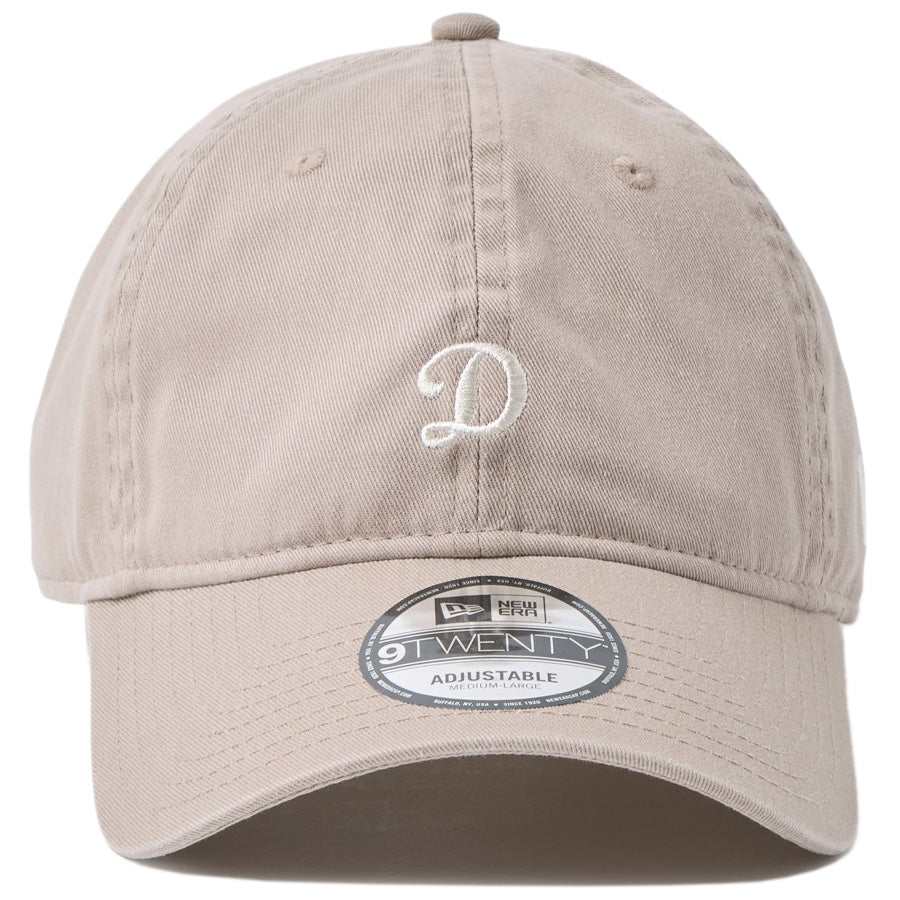 ニューエラ キャップ 帽子 NEW ERA CAP 9TWENTY MLB ベージュ スウェットバンド ロサンゼルス ドジャース Dロゴ アッシュブラウン 14745085 正面