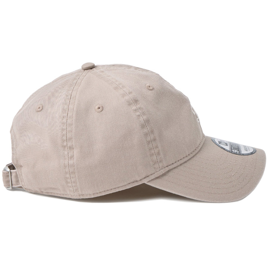 ニューエラ キャップ 帽子 NEW ERA CAP 9TWENTY MLB ベージュ スウェットバンド ロサンゼルス ドジャース Dロゴ アッシュブラウン 14745085 右サイド