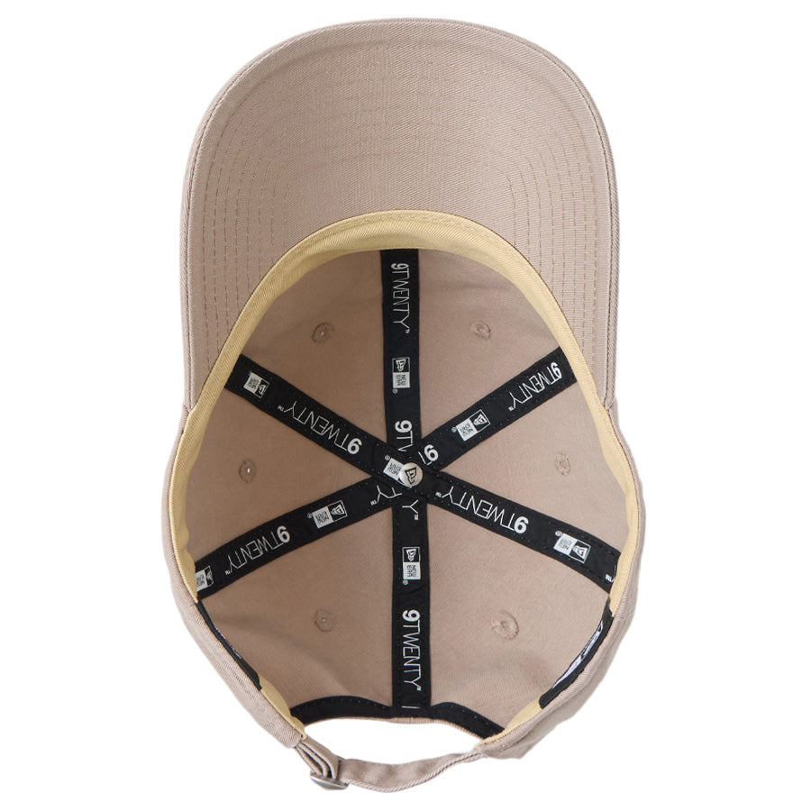 ニューエラ キャップ 帽子 NEW ERA CAP 9TWENTY MLB ベージュ スウェットバンド ロサンゼルス ドジャース Dロゴ アッシュブラウン 14745085 アンダーバイザー