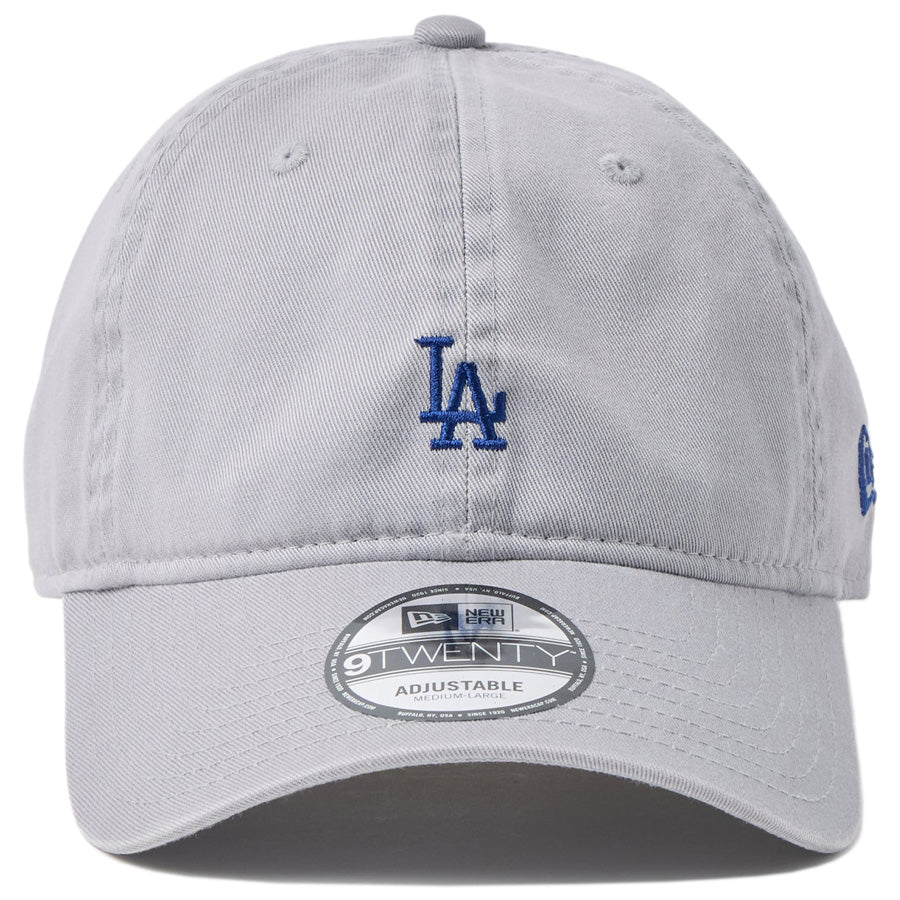 ニューエラ キャップ 帽子 NEW ERA CAP 9TWENTY MLB ベージュ スウェットバンド ロサンゼルス ドジャース グレー 14745094 正面