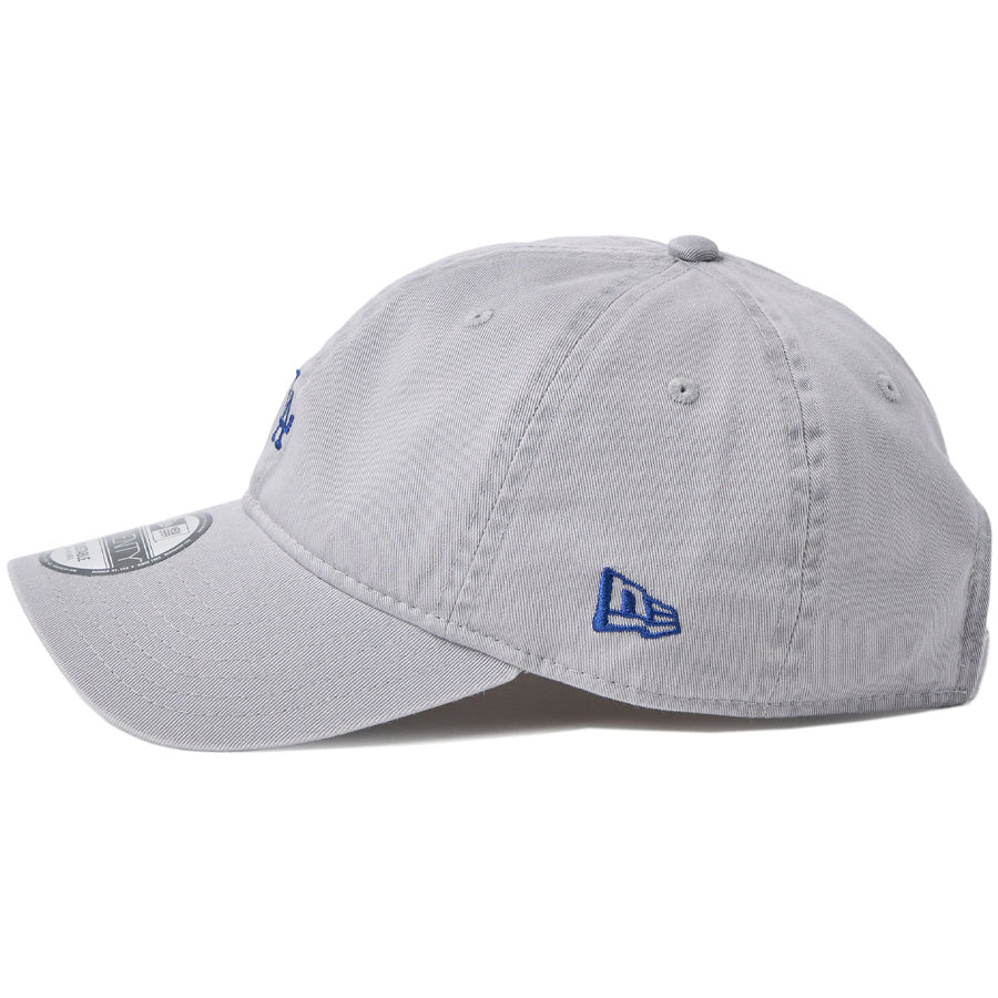 ニューエラ キャップ 帽子 NEW ERA CAP 9TWENTY MLB ベージュ スウェットバンド ロサンゼルス ドジャース グレー 14745094 左サイド