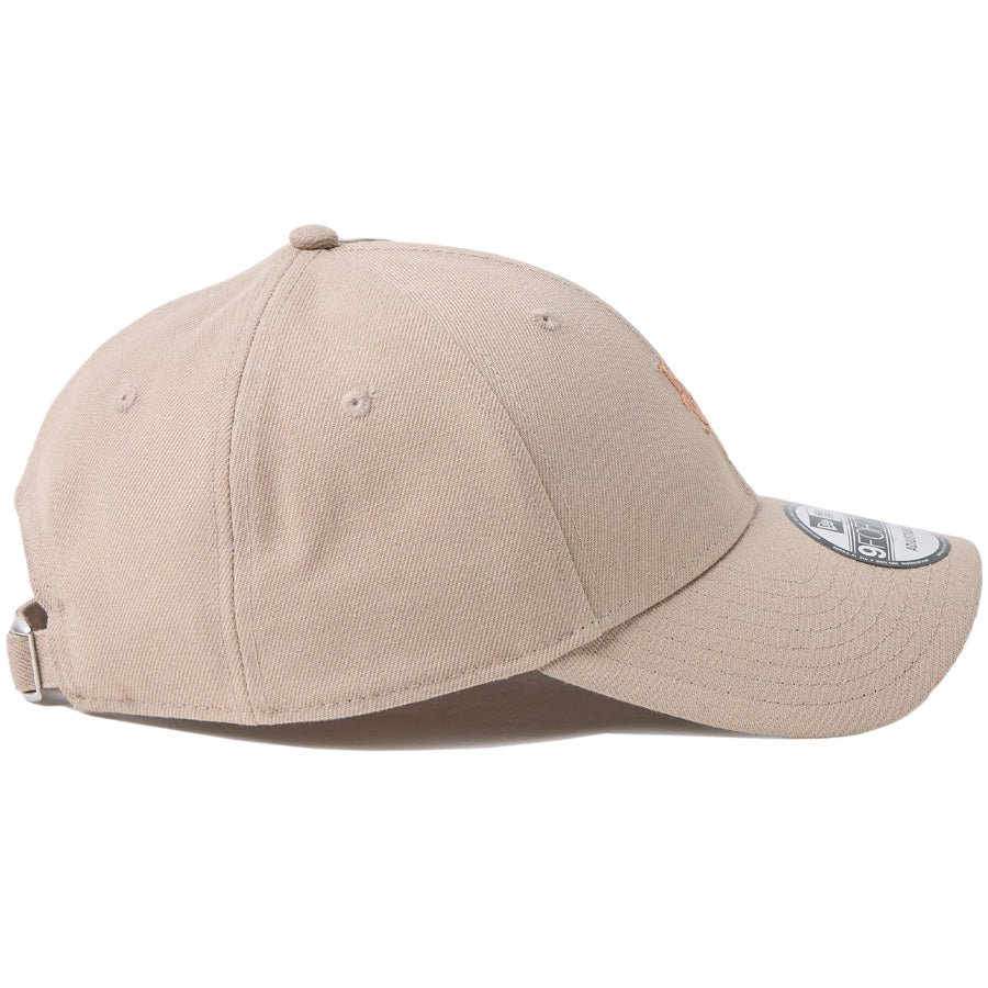ニューエラ キャップ 帽子 NEW ERA CAP  9FORTY MLB ベージュ スウェットバンド ニューヨーク メッツ アッシュブラウン 14744847 右サイド