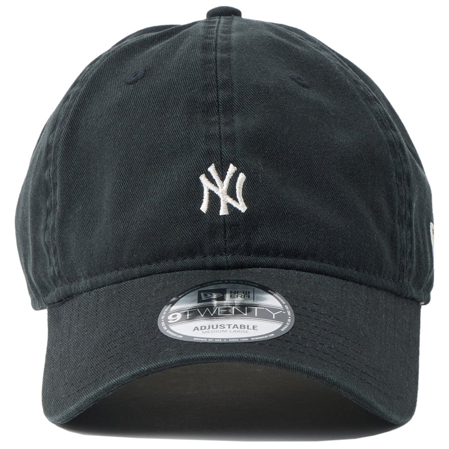 ニューエラ キャップ 帽子 NEW ERA CAP 9TWENTY MLB ベージュ スウェットバンド ニューヨーク ヤンキース ブラック 14745058 正面