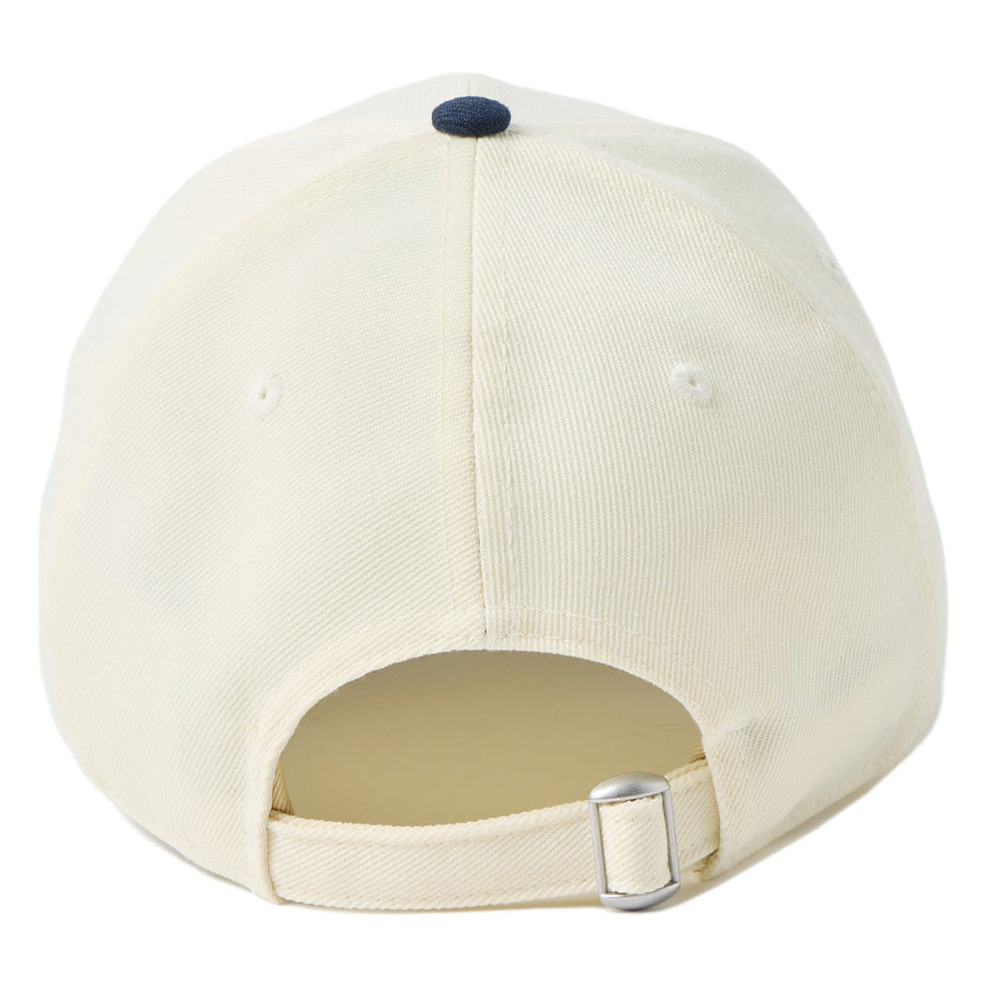 ニューエラ キャップ 帽子 NEW ERA CAP 9FORTY MLB ベージュ スウェットバンド ニューヨーク ヤンキース クロームホワイト/ナイトシフトネイビー 14744846 背面